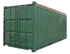 20′ Full Height Open Top Container