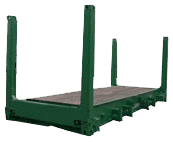 40′ Flat Rack Container